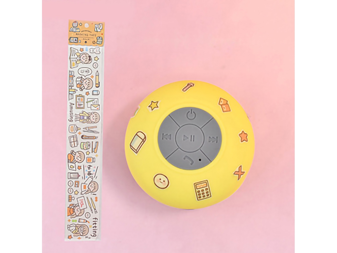Altifalante de Chuveiro Bluetooth LAXISCREED Amarelo