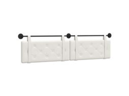 Conjunto 1 Cabeceira Vidaxl Branco Couro Sintético (210 X 55 X 5 Cm)