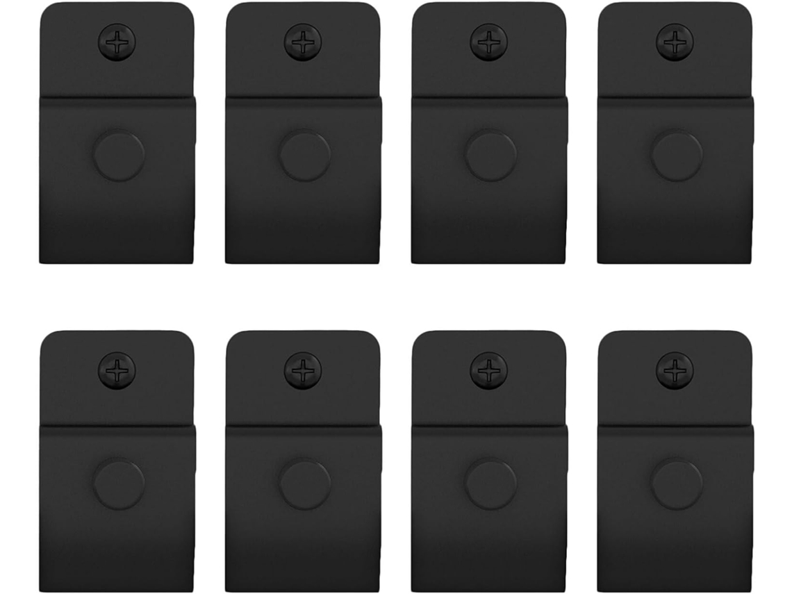 Bestyash Conjunto de 8 Clipes Decorativos para Tapeçaria Quarto, Clipes Plásticos para Penduração, Suportes
