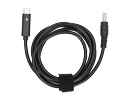 Cabo De Carregamento Tipo-c Para Adaptador Dc5.5x2.5mm Para Carregador De Energia De Notebook