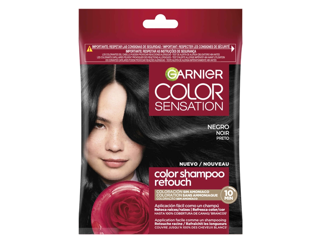 Coloração Semi-permanente Preto 1.0 Garnier Color Sensation