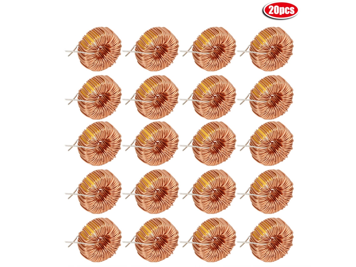20pcs Indutor Toroidal Cobre 330uh 3a S/MARCA