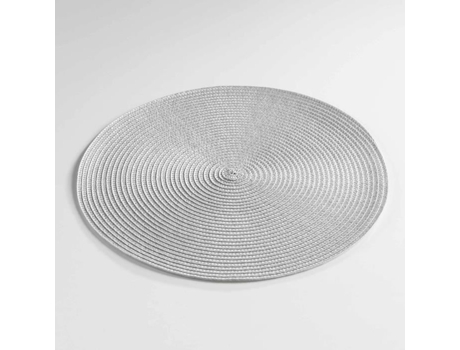 Individual de Mesa Cdaffaires 0 35 Cm Polipropileno Zebulon Cinza DECORLINE