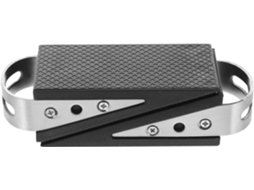 Conjunto De 2 Cunhas Borracha Para Batentes Porta, Para Uso Doméstico E Comercial, Em Aço Inoxidável Preto Com