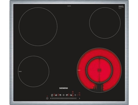 Placa de Vitrocerâmica SIEMENS ET645FFP1E (Elétrica - 58.3 cm - Preto) — Elétrica de Vitrocerâmica | Largura: 58.3 cm