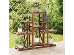 Vidaxl Suporte De Plantas 110x25x96 Cm Madeira De Abeto Maciça