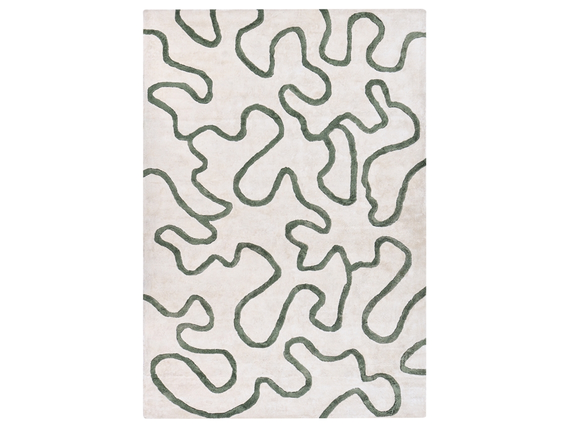 Alfombra Beliani Kappar De Viscosa Beige 160x230