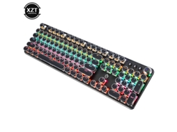 Teclado mecânico Gaming HHZ USB LED e 104 Teclas