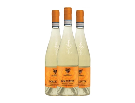 Vinho branco PICO MACCARIO Dolcevita Mascate Moscato d'Asti (0.75 L - 3 Unidades)