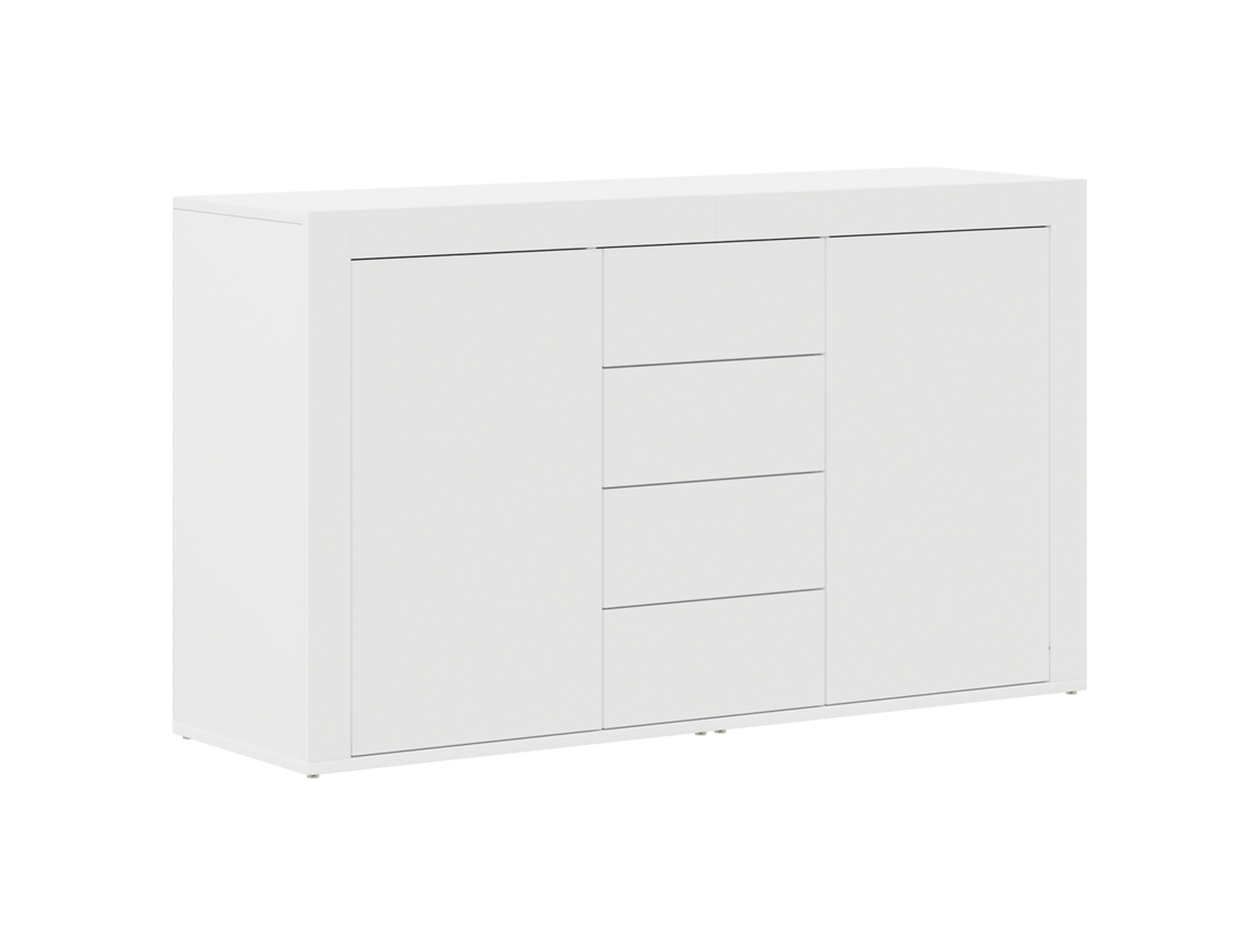 Conjunto 1 Buffet Moderno Vidaxl Branco Derivados De Madeira (120 X 36 X 69 Cm)