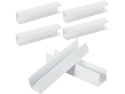 Conjunto De 6 Peças Reforço Para Portão Pvc, Para Uso Interno Fácil De Instalar E Usar Em Cercas