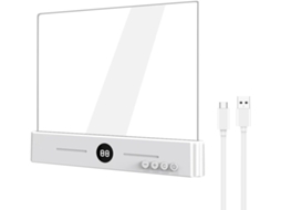 Luminária De Leitura Led Inteligente, Com Opções De Iluminação Ajustáveis, 18, 5x 23, 8x 15, 3cm, Luminária De Leitura