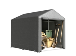 Capanno Door Attrezzi Is Tent Garage For Bici Is Motor With Copertura Anti - Uv. 1. 6x2m Dark Gray