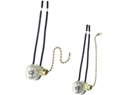 Peças De Zíper Com Corrente Portátil Para Ligar/desligar Ventilador De Teto E Lâmpada (cor Aleatór Gokoco