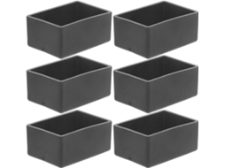 Protetores De Pés Cadeira Retangulares, 8 Peças, 40x60mm, Almofadas