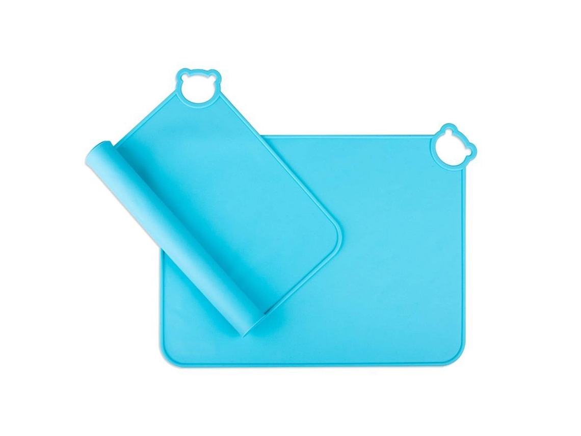 Tapete De Comida De Silicona Para Bebês, Livre De Bpa, Antiderrapante, Impermeável E Portátil Para Crianças E Bebês