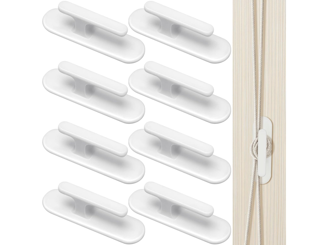 Conjunto De 8 Suportes Para Cordão Persiana, Enrolador De Cordão Para Persiana, Cordão De Persiana Seguro