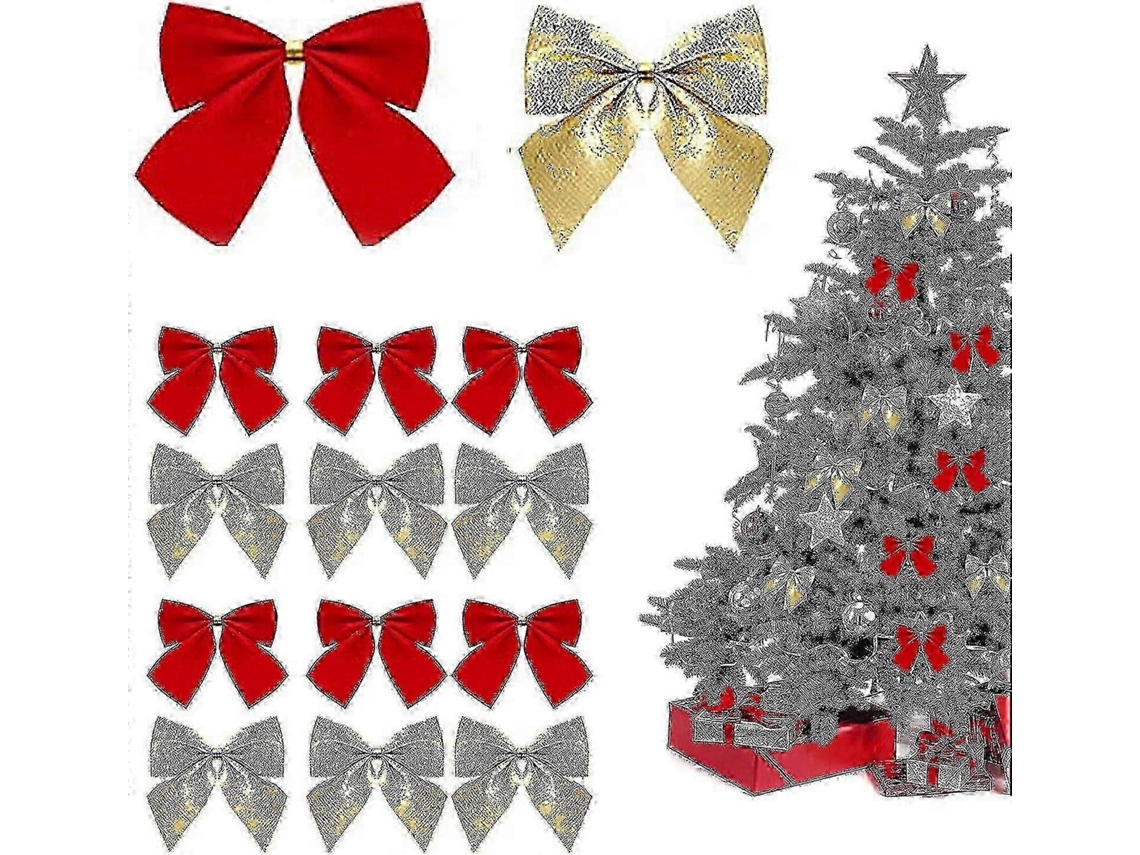Laço De Natal Para Decoração De Árvore E Presentes
