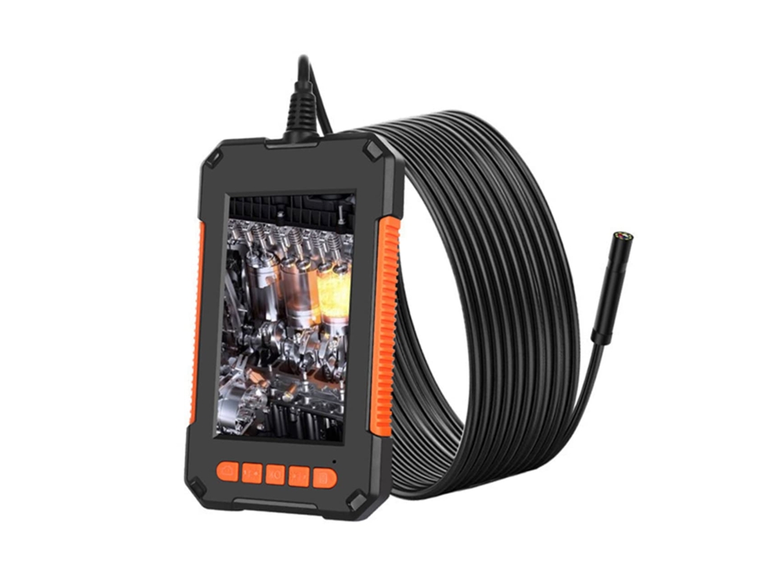 Câmera De Inspeção Veicular Com Tela Hd 1080p, Resistente À Água Ip67 E Bateria De 2600mah