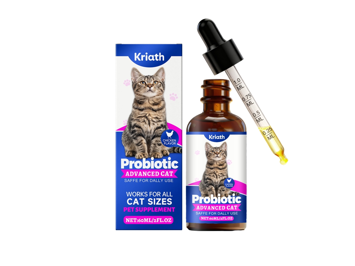 Cuidado Intestinal com Gotas de Probióticos para Gato, Uso Diário LAXISCREED
