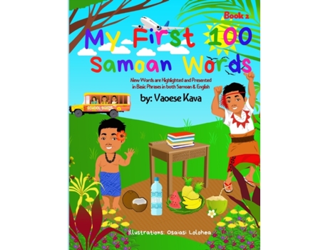 Livro My First 100 Samoan Words Book 2 Vaoese Kava (Inglês)