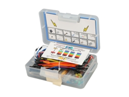 Veloriskku-kit De Início De Componentes Eletrônicos Com Resistor Led Protoboard Cabo Usb Transistor E Motor