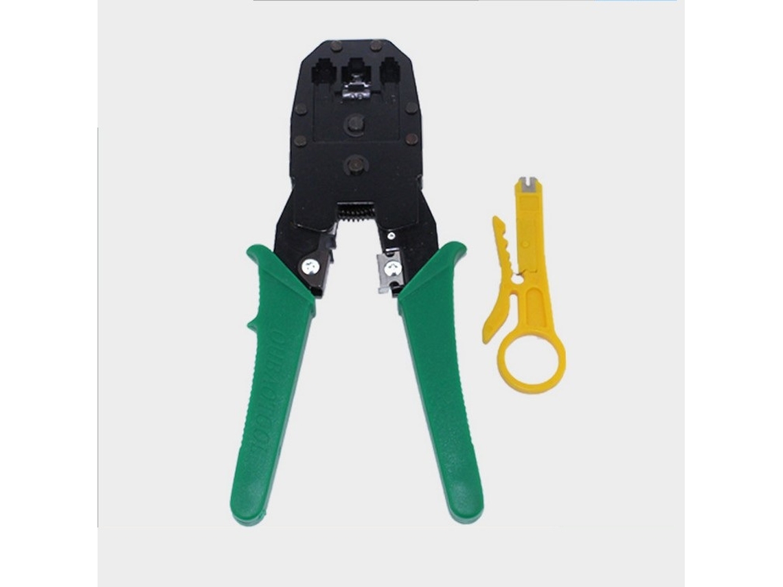 Alicate de Crimpagem AQUAFORGE para conectores de rede RJ45/11, 8P8C, 6P6C, 4P4C, modelo ST