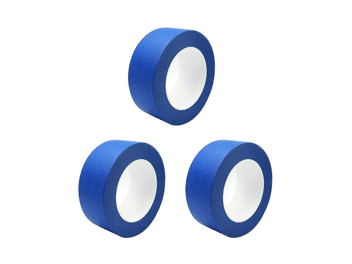 Fita adesiva azul Slowmoose de 2 polegadas, fita adesiva azul a granel para diversas superfícies, cria linhas nítidas