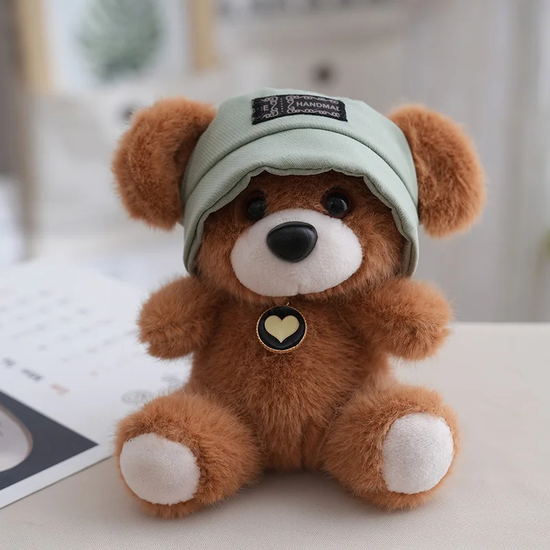 (estilo 3) Chaveiro De Pelúcia Com Chapéu De Urso Fofo De 13 Cm, Lindo Acessório Para Bolsa