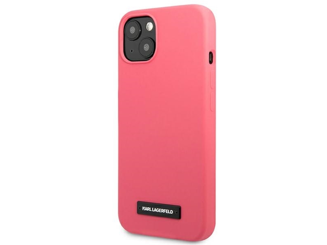 Capa para iPhone 13 mini KARL LAGERFELD Silicone Rígida Rosa