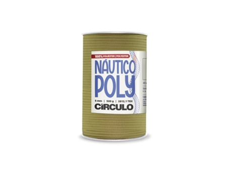 Fio De Crochet Circulo Nautico Poly 500g Castanha 7625