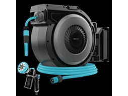 Cecotec Enrolador De Mangueira 30m Hydroshell 300 Pro. Enrolador Automático Com Slowreturn E Smooth Technology, Mangueira 3 Camadas