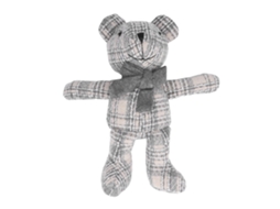 Boneca Urso De Pelúcia Fofa Com Laço 11.81in Presente De Aniversário Khaki