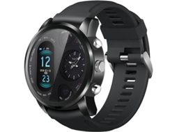 Smartwatch Fuso Hário Duplo Esportes Masculino À Prova Dágua Frequência Cardíaca Bluetooth Rastreador de Atividade Ios Android Bestvite (preto)
