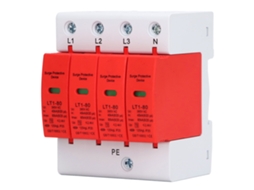Protetor De Surtos 4p 385vca 40-80ka Arrester De Sobretensão Para Sistema Elétrico