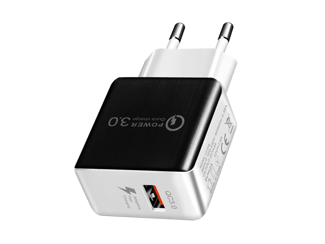 Aetheria carregador Rápido Qc3.0 Usb 18w Adaptador Parede para Celular com Tecnologia Quick Charge 3.0