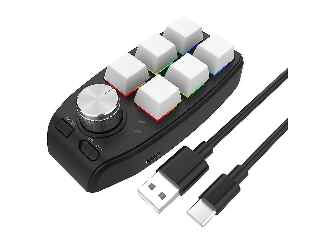 Teclado Mecânico Para Jogos Com Macros Personalizadas De 6 Teclas E Mini Teclado Numérico Para Copiar E Colar. Ly Ebike