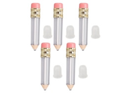Tubos de brilho labial recarregáveis em formato de lápis, 5ml cada