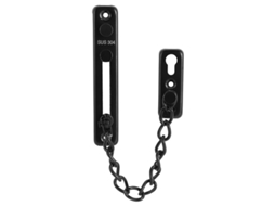 Corrente De Segurança Para Porta, Aço Inoxidável Fechadura Porta Compatível Com Portas E Janelas Casa, Hotel - Preta