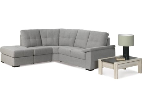 Sofá  Marli Kenya Ash (Cinzento - Tecido - Lugares: 5)