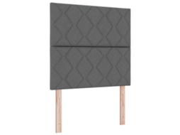 Cabeceira com Cabeceira Cinza Escuro 100 cm Couro Sintético MAISON EXCLUSIVE