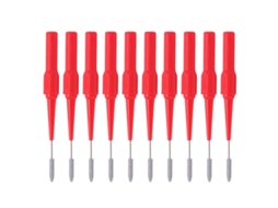 YURU 10pcs Sonda de Teste 26.010 0.7mm Agulha Perfurante Soquete 4.0mm para Equipamentos de Teste Vermelha