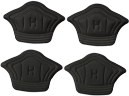 Calcanhares Antiderrapantes E Respiráveis Para Tênis Sapatos, 2 Pares Na Cor Preta, Design Cruzado Para Compras E