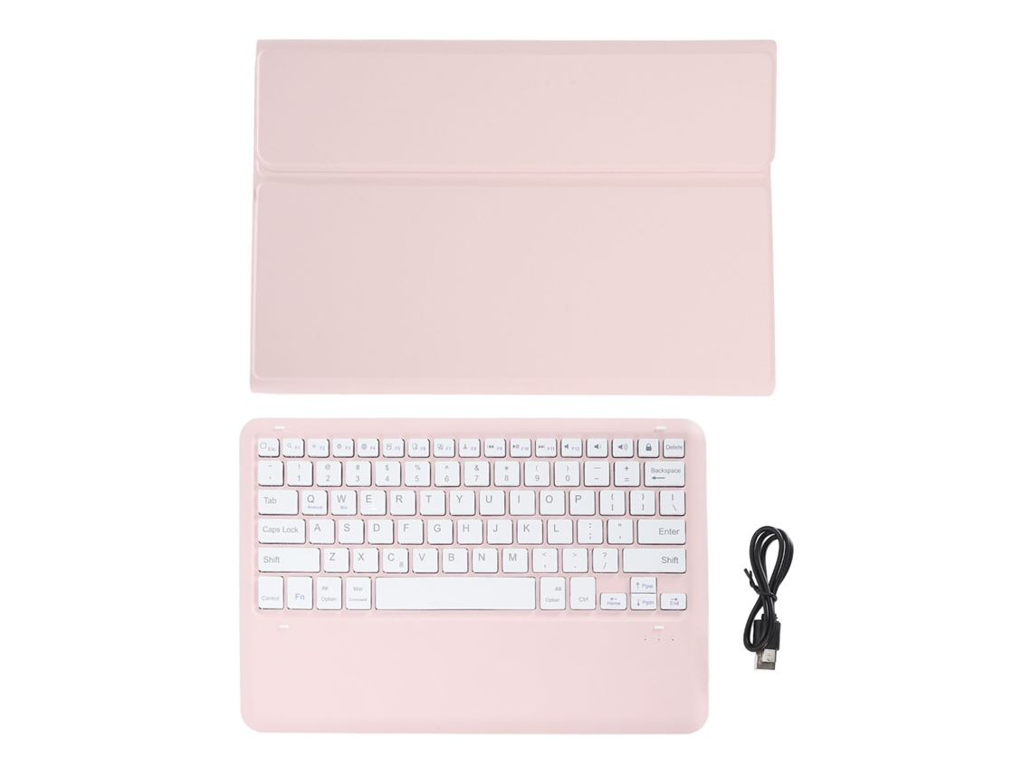2026zentro-capa Com Teclado Para Tablet Tab P12 12.7polegadas 2023 Ângulo Ajustável Tpu Rosa Tb370fu Tb371fc