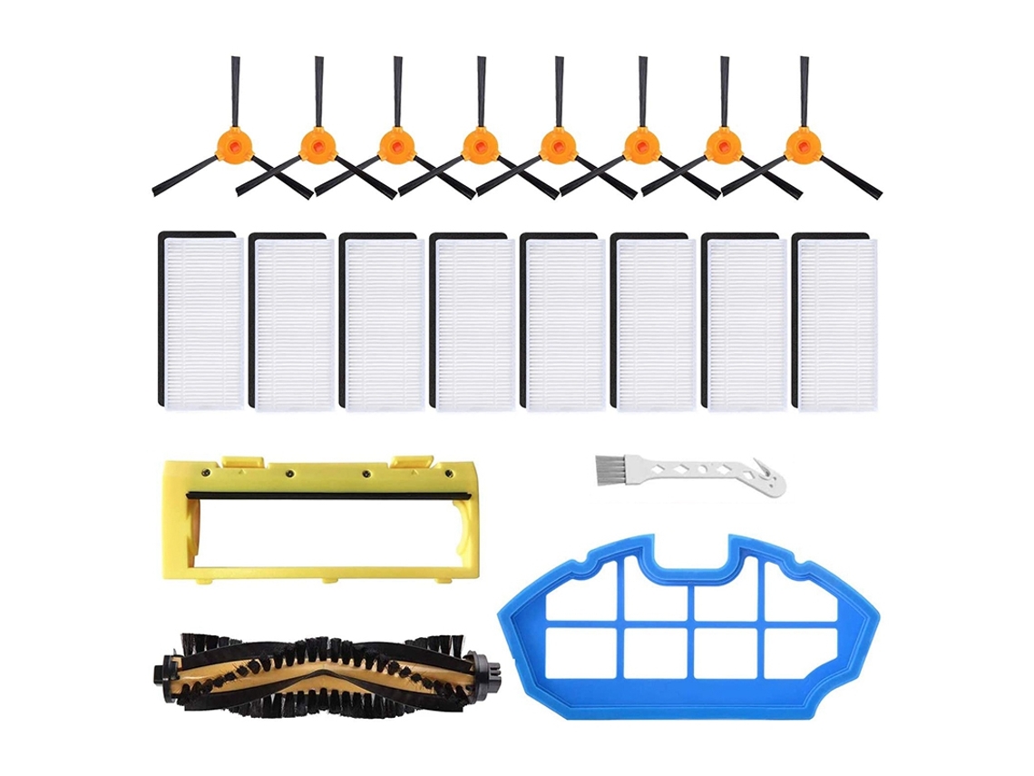 Kit de peças de reposição para ecovacs deebot n79 n79s dn622 500 n79se acessórios robóticos filtros, escovas laterais, escova principal