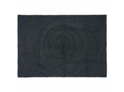 Vidaxl Tapetes De Área Cinzento-escuro 120 X 170 Cm Juta