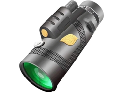 Monóculos Estrela 12×50 Telescópio Adultos Ip68 Anti Embaçante Tripé Apoio Pasta Celular Pano Espelho Bolsa Alça Pulso Preto Bestvite
