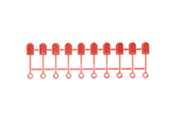 10 Capas De Borracha Para Conector Xt60 Protetor Contra Poeira Terminal Bateria De Lítio Rc Vermelho