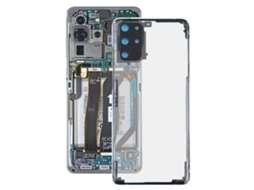 Capa Traseira De Bateria Transparente De Vidro Para Samsung Galaxy S20 Sm-g985 Sm-g985f Sm-g985f/ds (transparente)