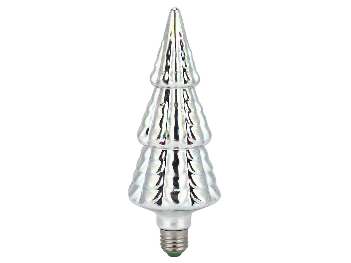 Lâmpada LED E27 3D 6W Branco Quente | S/MARCA